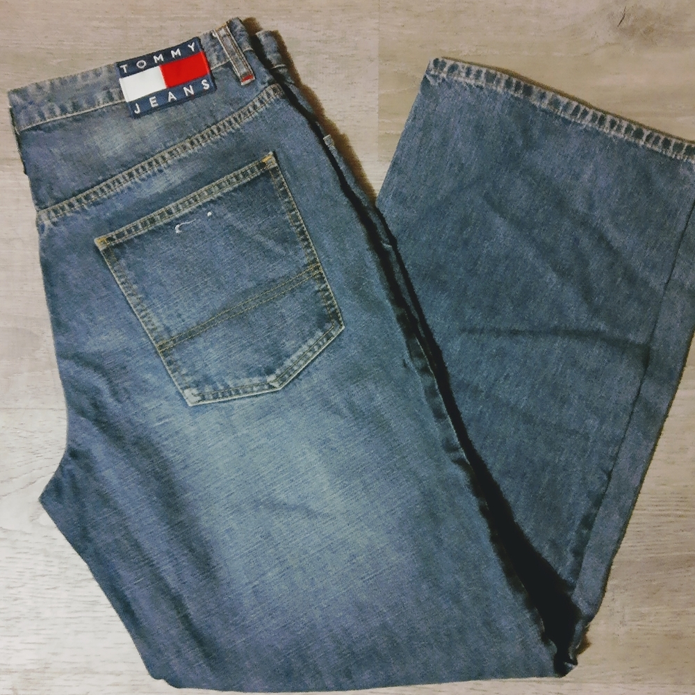 Vtg 90s Tommy Jeans EUC 32/34